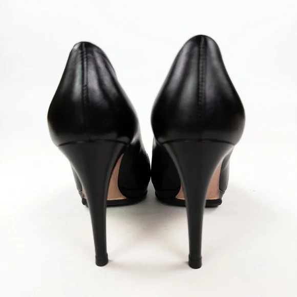 Prada Vitello Lux Platform Pumps Heels - Picture 6 of 9